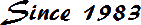 מאז שנת 1983